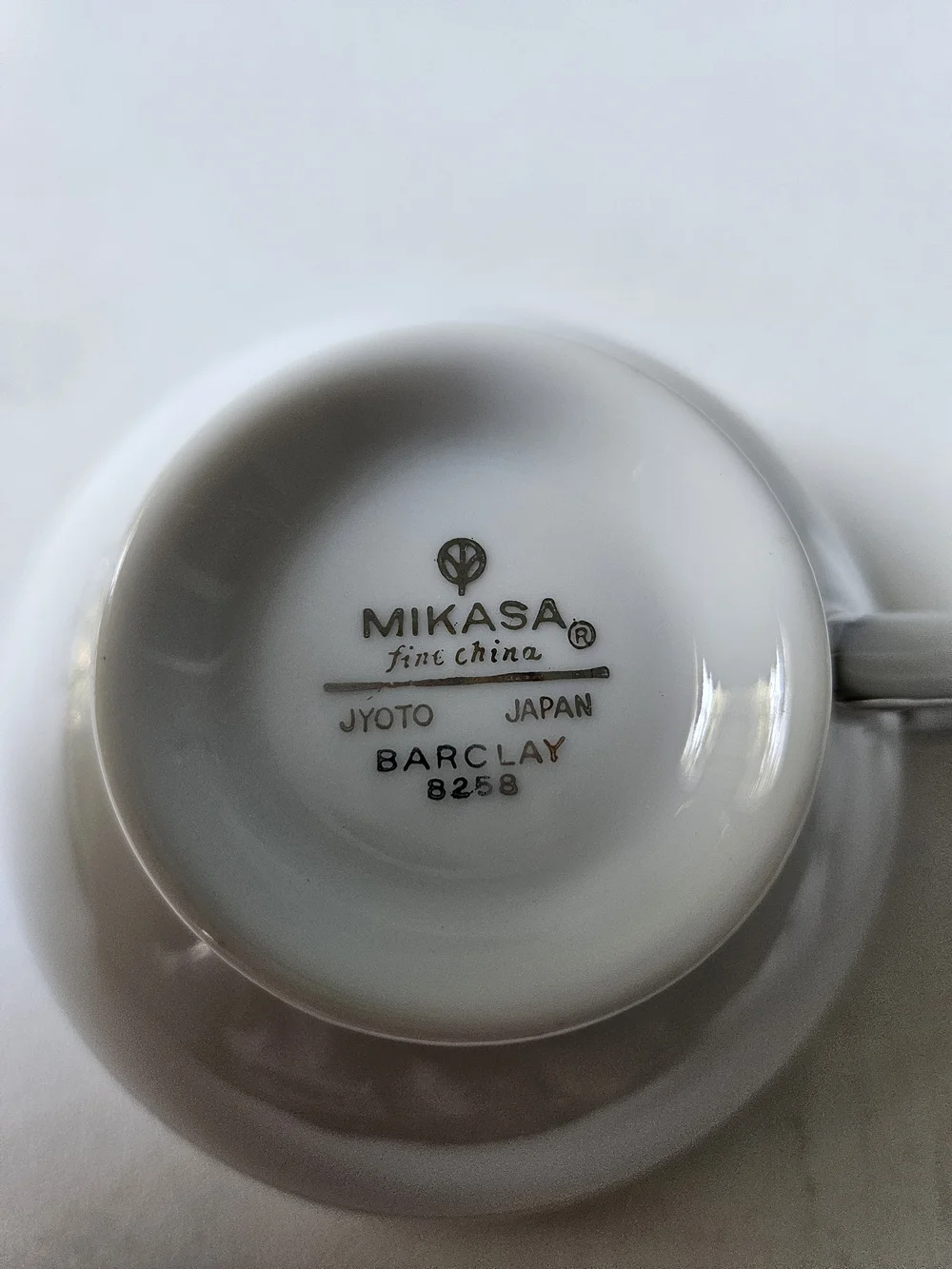 Mikasa Barclay Fine China Tea Cup And Saucer Sets X4 #8258 Made In Japan